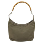Gucci Vintage Bamboo Shoulder Bag Nylon - image 2
