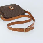 Celine Vintage Macadam Circle Logo Shoulder Bag Canvas and Leather - image 7