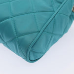 Prada Pushlock Chain Flap Bag Quilted Tessuto Mini - image 11