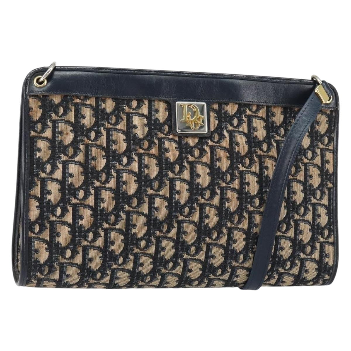Christian Dior Vintage Trotter Shoulder Bag Canvas medium - image 1