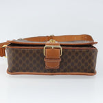 Celine Vintage Macadam Shoulder Bag Canvas and Leather - image 15