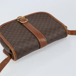 Celine Vintage Macadam Shoulder Bag Canvas and Leather - image 14