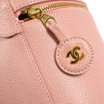 Chanel Vintage Timeless Cosmetic Case Caviar Small - image 8