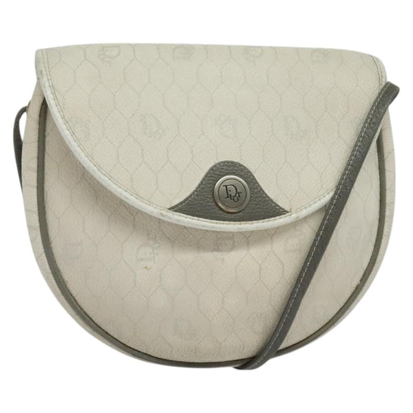 Christian Dior Vintage Honeycomb Shoulder Bag Canvas - image 1