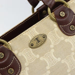 Celine Vintage Macadam Handbag Canvas and Leather - image 18