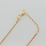 Christian Dior Logo Flower Necklace Metal - image 7