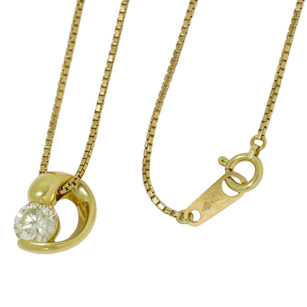 Tiffany & Co. Heart Pendant Necklace 18K Yellow Gold with Diamonds Extra Mini - image 1