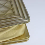 Chanel Boy Flap Bag Quilted Patent Small - image 12