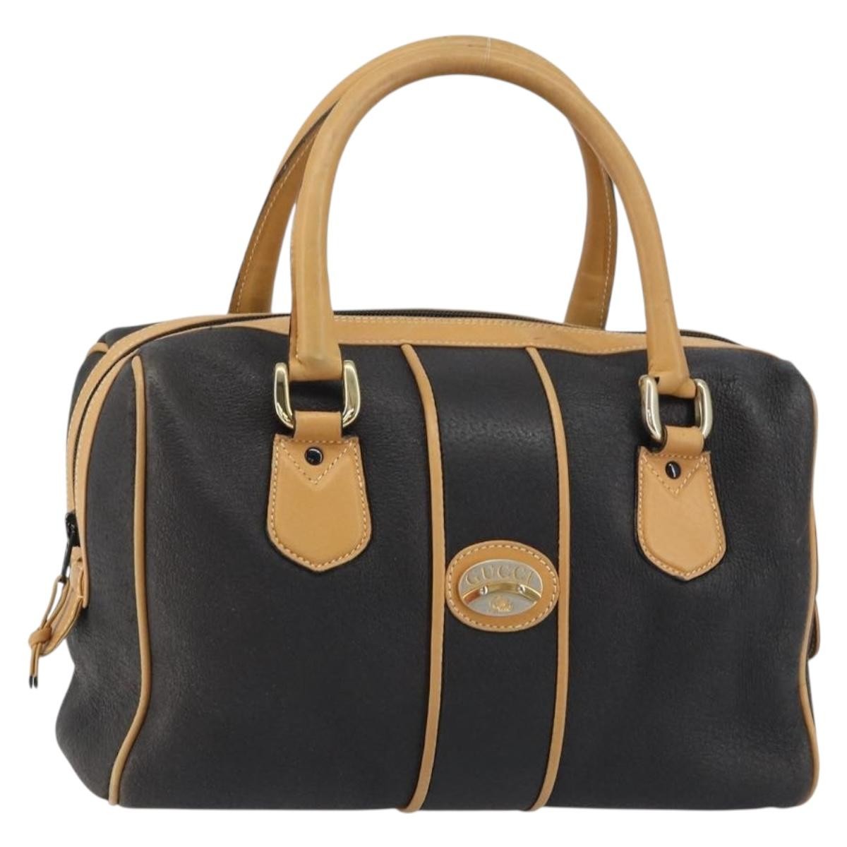 Gucci Vintage Boston Bag Leather - image 1