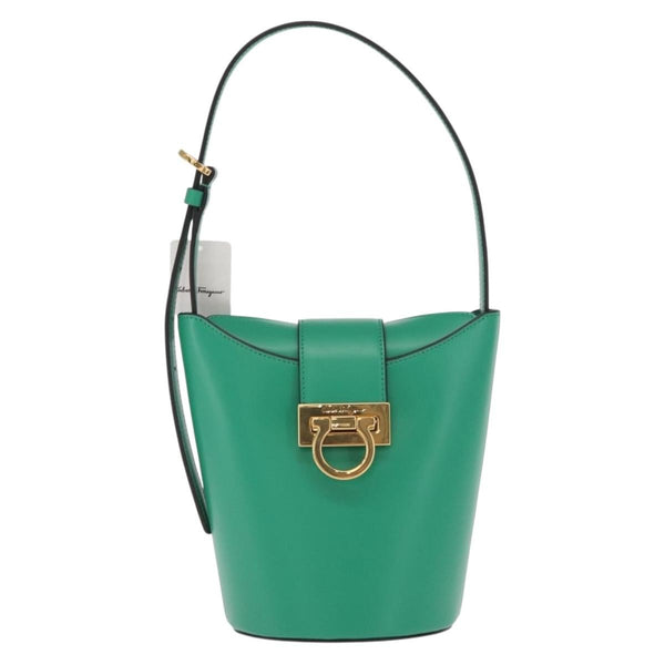 Salvatore Ferragamo Gancini handbag Leather - image 1