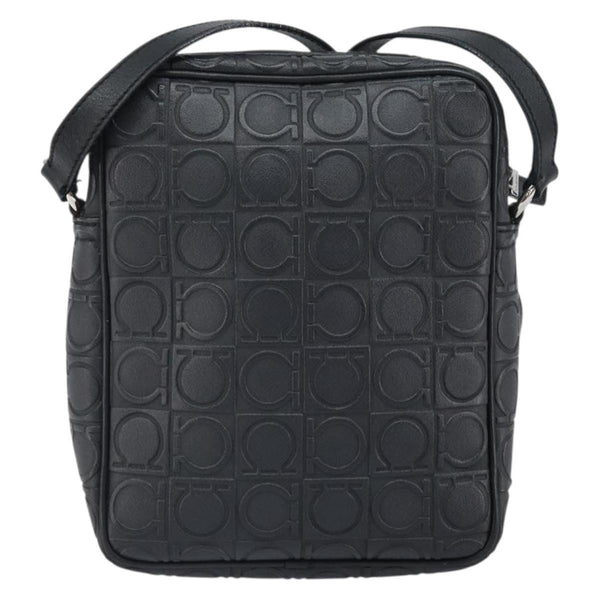 Salvatore Ferragamo Gancini Shoulder Bag Leather