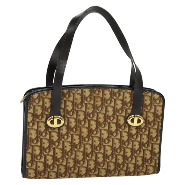 Christian Dior Vintage Trotter Handbag Canvas - image 1
