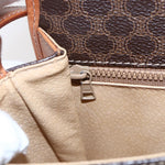 Celine Vintage Macadam Shoulder Bag Canvas and Leather - image 20