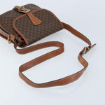Celine Vintage Macadam Shoulder Bag Canvas and Leather - image 8