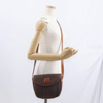 Celine Vintage Macadam Shoulder Bag Canvas and Leather - image 13