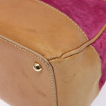 Celine Vintage Macadam Handbag C Macadam Suede - image 9