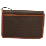 Celine Vintage Macadam Shoulder Bag Canvas and Leather - image 2