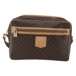 Celine Vintage Macadam Shoulder Bag Canvas and Leather - image 1