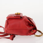 Gucci Vintage Bamboo Backpack Leather Mini - image 3