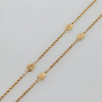 Christian Dior CD Round Pendant Necklace Metal - image 4