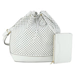 Louis Vuitton Flore Noe Handbag Perforated Leather - image 18