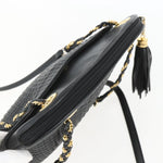 Bally Vintage Chain Shoulder Bag Quilted Leather - image 14