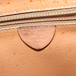 Celine Vintage Macadam Circle Logo Shoulder Bag Canvas and Leather - image 6