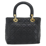 Christian Dior Vintage Lady Dior Bag Cannage Quilt Lambskin Medium - image 2