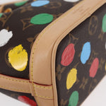 Louis Vuitton Noe Handbag Yayoi Kusama Painted Dots Monogram Canvas Nano - image 11