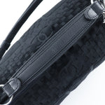 Chanel Vintage CC Side Belted Bowler Bag Check Embossed Velvet Medium - image 6