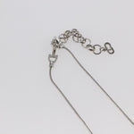 Christian Dior Bow CD Pendant Necklace Metal with Crystal - image 7