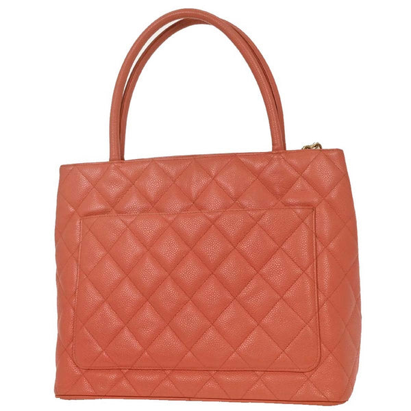 Chanel Medallion Tote Quilted Caviar