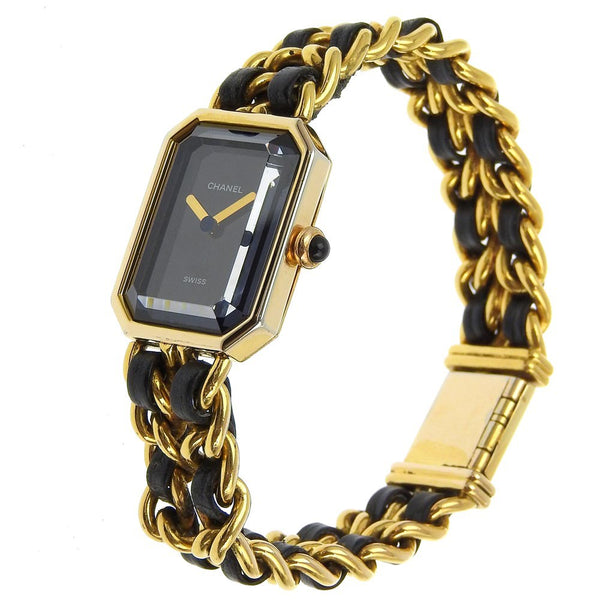 Chanel Premiere Rock Quartz Watch Plated Metal and Leather 20 - image 1