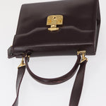 Gucci Vintage Lady Lock Top Handle Bag Leather Medium - image 8