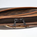 Celine Vintage Macadam Shoulder Bag Canvas and Leather - image 13