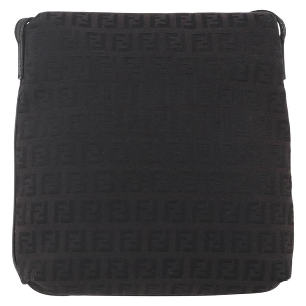 Fendi Vintage Flap Crossbody Bag Zucchino Canvas Small