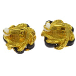 Chanel Vintage Round Clip-On Earrings Metal with Faux Pearl - image 3