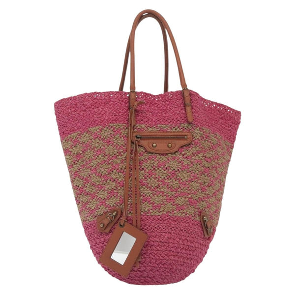 Balenciaga Panier Basket Tote Woven Raffia Medium - image 1