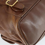Gucci Vintage Bamboo Backpack Leather - image 9