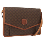 Celine Vintage Macadam Shoulder Bag Canvas and Leather - image 19