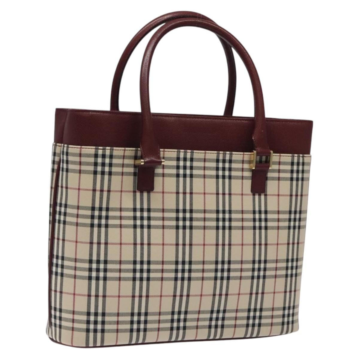 Burberry Nova Check Tote Canvas and Leather - image 1
