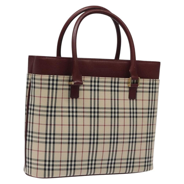 Burberry Nova Check Tote Canvas and Leather - image 1