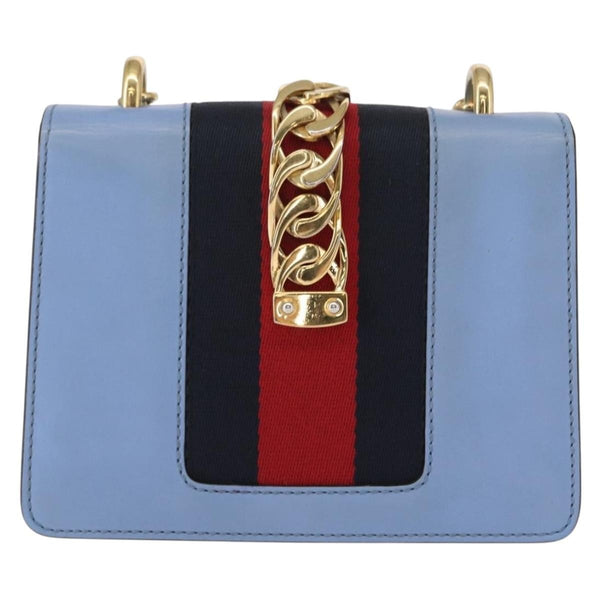Gucci Sylvie Chain Shoulder Bag Leather Mini