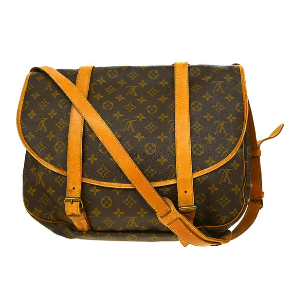 Louis Vuitton Saumur Handbag Monogram Canvas 43