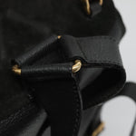 Gucci Vintage Bamboo Backpack Suede and Leather - image 13