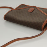 Celine Vintage Macadam Shoulder Bag Canvas and Leather - image 16
