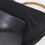 Gucci Vintage Bamboo Hobo Nylon Small - image 10