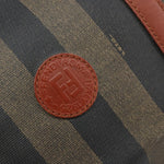 Fendi Vintage Pequin Boston Bag Coated Canvas Medium - image 16