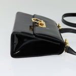 Salvatore Ferragamo Gancini Shoulder Bag Patent Leather - image 4