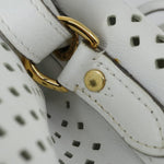 Louis Vuitton Flore Noe Handbag Perforated Leather - image 17
